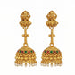 JS Fashion Traditional Rajwadi Gold Temple Jhumkas for Women & Girls | Swadesiicart