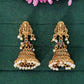 JS Fashion Traditional Rajwadi Pearl Temple Jhumka Earrings for Women & Girls | Swadesiicart