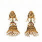 JS Fashion Traditional Rajwadi Pearl Temple Jhumka Earrings for Women & Girls | Swadesiicart