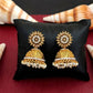 JS Fashion Sunflower Bell Style Bollywood Antique Earrings for Women & Girls | Swadesiicart