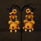 JS Fashion Peacock Jhumki Earrings for Women | Swadesiicart