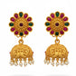 JS Fashion Reverse Stone Jhumki Earrings for Women | Swadesiicart