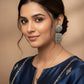 JS Fashion Traditional Trendy Oxidized Silver Polish Designer Earrings for Women & Girls | Swadesiicart