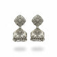 JS Fashion Beautiful Oxidised Silver Plated Jhumka Earrings for Women & Girls | Swadesiicart