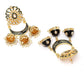 Black Meenakari Drop Earrings for Womens by House of Ree | Swadesiicart