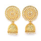 Golden Jhumki Earrings for Womens by House of Ree | Swadesiicart