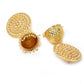 Golden Jhumki Earrings for Womens by House of Ree | Swadesiicart