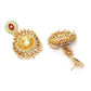 Stylish Partywear Maroon Meenakari Earrings for Womens by House of Ree | Swadesiicart