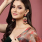 Elephant Shape Pink Jhumki Drop Earrings for Womens by House of Ree | Swadesiicart