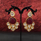 JS Fashion High Gold Polish Kundan Earrings – Fancy Classic Party Wear Jewelry for Women | Swadesiicart