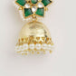 Nuyug 22K Gold Plated Panna Jhumki Earrings | Swadesiicart