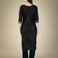 Jyoti Fashion Women's Black Cotton Magic Slub Embroidery & Sequence work Kurta with Trouser & Dupatta | Swadesiicart
