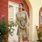 Vaasva Women Green Muslin Floral Printed Knee Length Dress | Swadesiicart