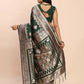Astita Banarasi Silk Green Saree | Swadesiicart