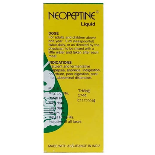 Raptakos Neopeptine Liquid - Swadesiicart