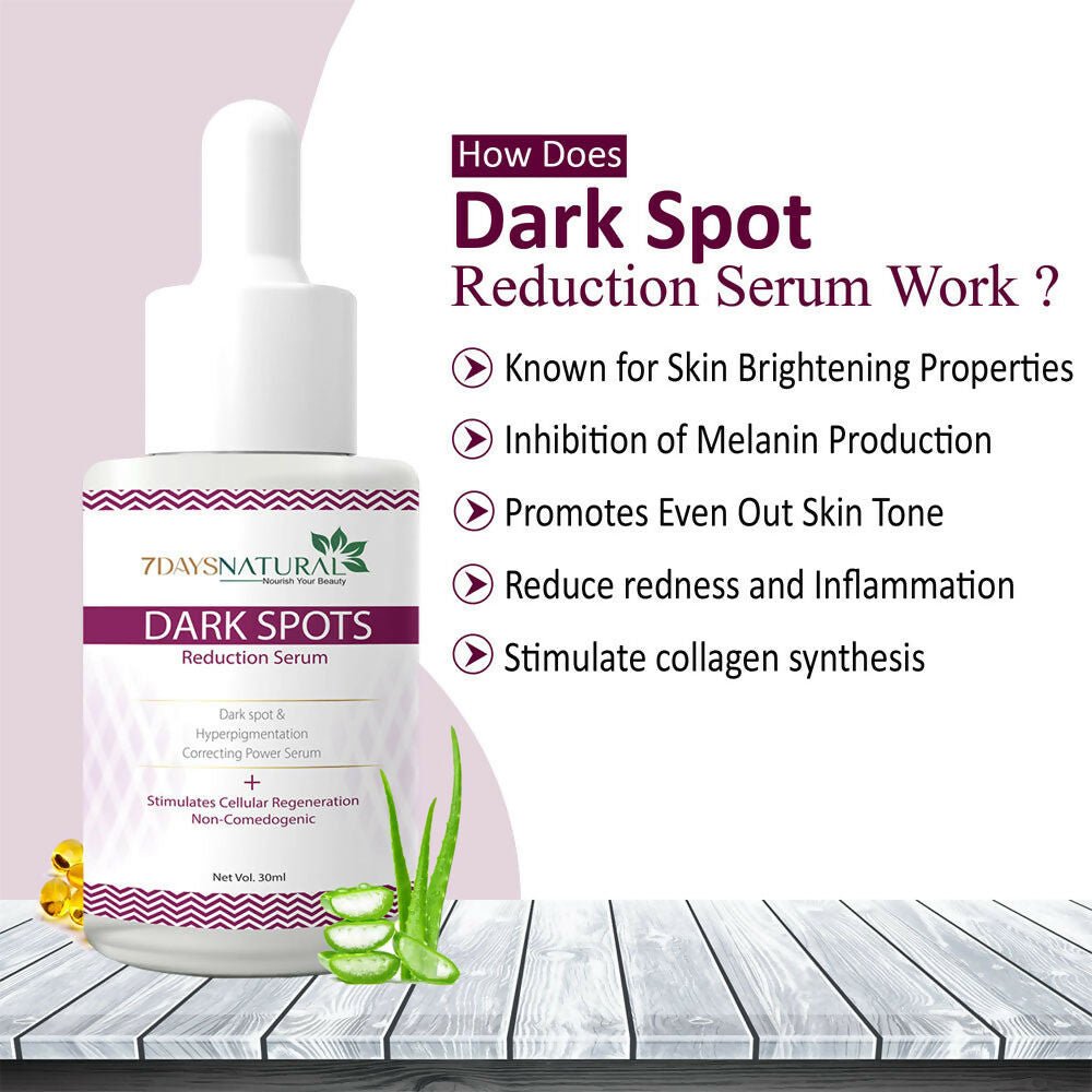 7 Days Dark Spot Reduction Serum - Swadesiicart