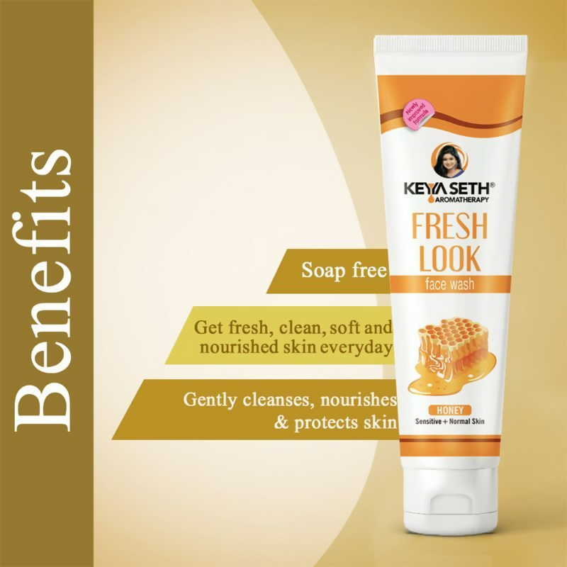 Keya Seth Aromatherapy Natural Honey Fresh Look Face Wash - Swadesiicart