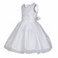 Asmaani Baby Girl's White Colour Satin A-Line Maxi Full Length Dress (AS-DRESS-22170)