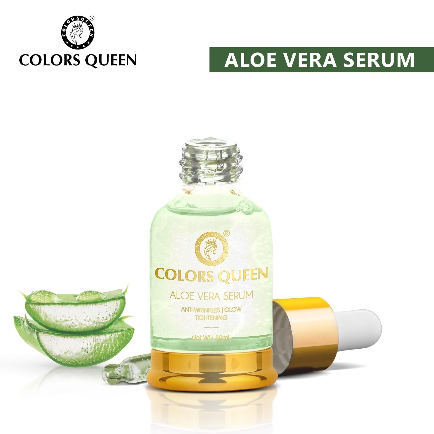 Colors Queen Aloe Vera Face Serum | Swadesiicart
