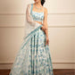 Jyoti Fashion Premium Sky Blue Faux Georgette 3MM Sequins with Thread & Jari Embroidery Lehenga Choli with Dupatta | Swadesiicart