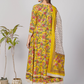 NOZ2TOZ Women's Yellow Anarkali Kurta & Pant With Dupatta Set- (3pcs Set) - Swadesiicart