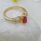 Diamond and Ruby Ring- Ruby Raang | Swadesiicart