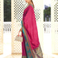 Pink Soft Banarasi Paithani Copper Zari Weaving Saree With Unstitched Blouse Piece - Jodha | Swadesiicart