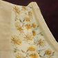 Shades Of Lemon Yellow With Floral Design Semi Chanderi Saree By Gayathri Reddy Designer Studio | Swadesiicart