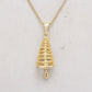 Gold-Polished Alloy Bell Shaped American Diamond Necklace Set - The Pari - Swadesiicart