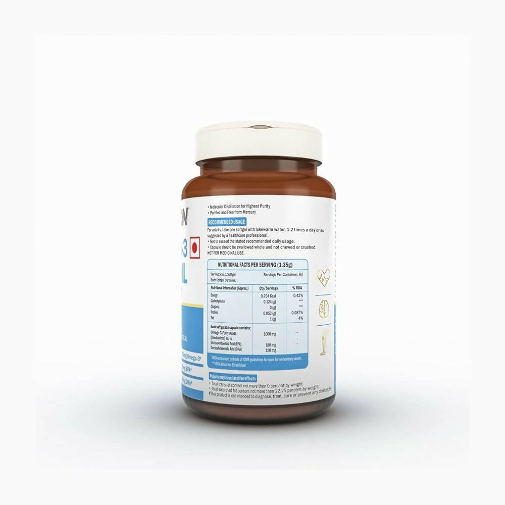 Scitron Omega-3 Fish Oil 1000mg Softgels | Swadesiicart