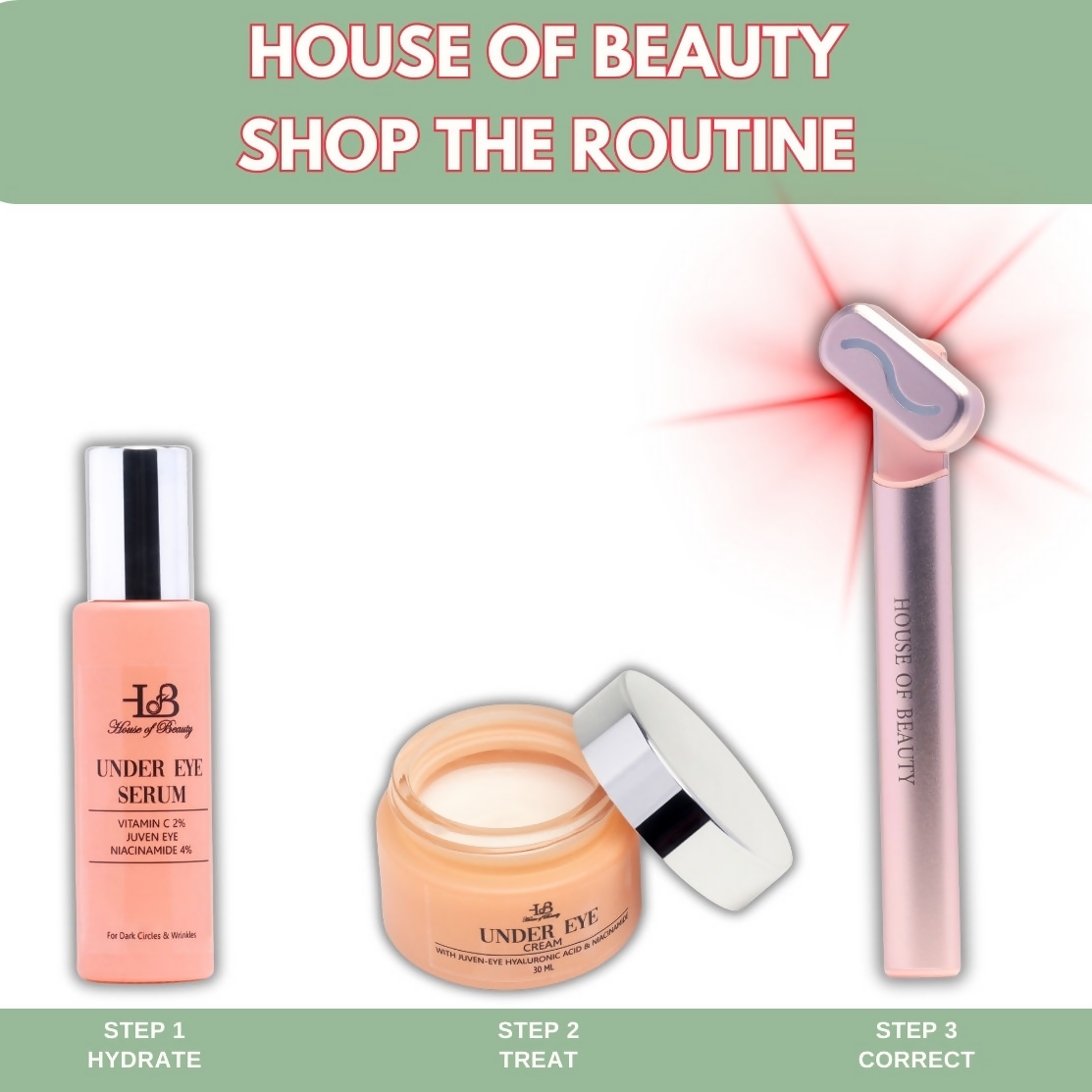 House of Beauty Under Eye Cream - Swadesiicart