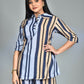Morchari Digital Print Semi Muslin Co-Ord Set Top & Trouser-Multicolor - Swadesiicart