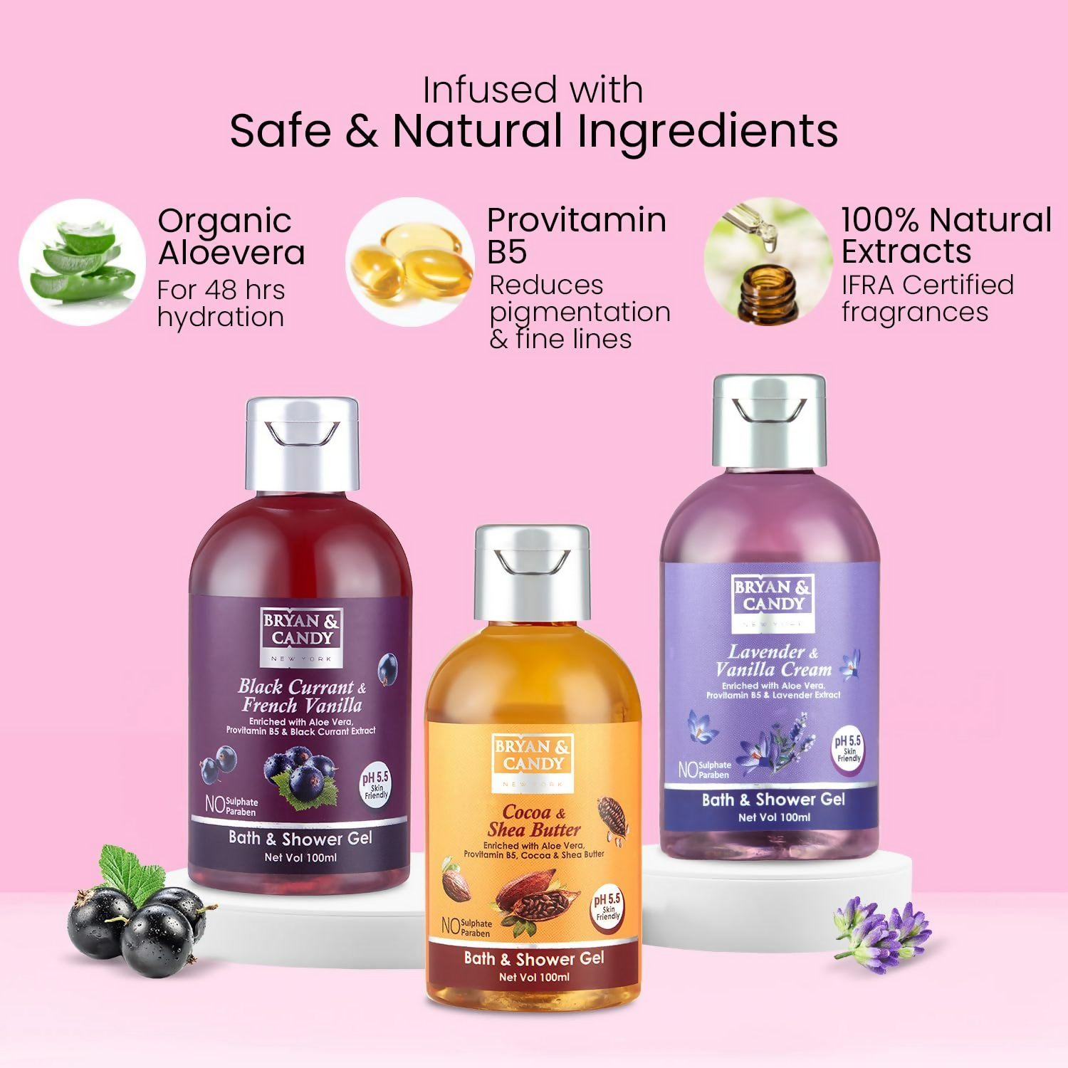 Bryan & Candy Luxurious Bliss Essential Shower Gel Combo - Swadesiicart