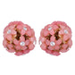 Trendoo Jewelry Gold Plated Stylish Fancy Party Wear Pink Studs