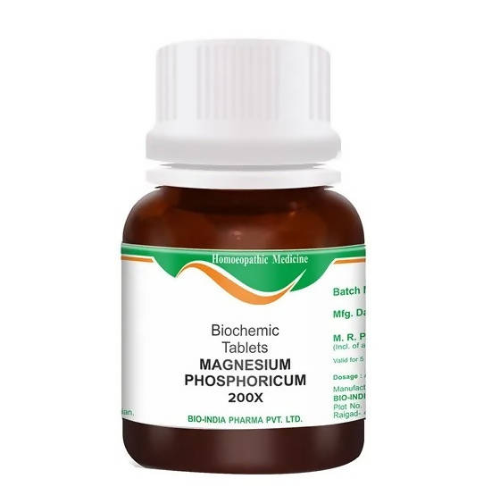 Bio India Homeopathy Magnesium Phosphoricum Biochemic Tablets | Swadesiicart