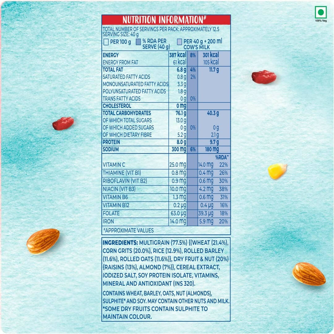 Kellogg's Muesli 0% Added Sugar - Swadesiicart
