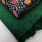 Green Jute Silk Woven Design Saree with Unstitched Blouse - Hiral Fashion | Swadesiicart