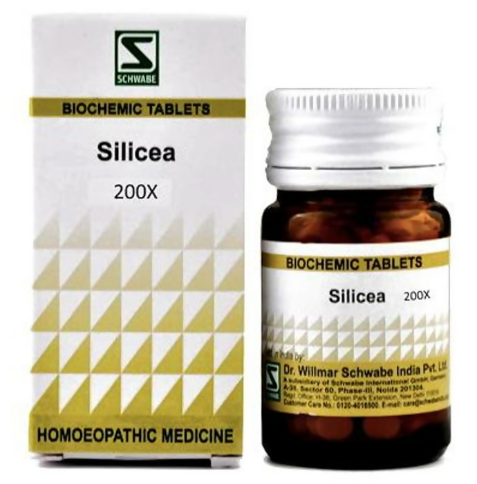 Dr. Willmar Schwabe India Silicea Biochemic Tablets - Swadesiicart