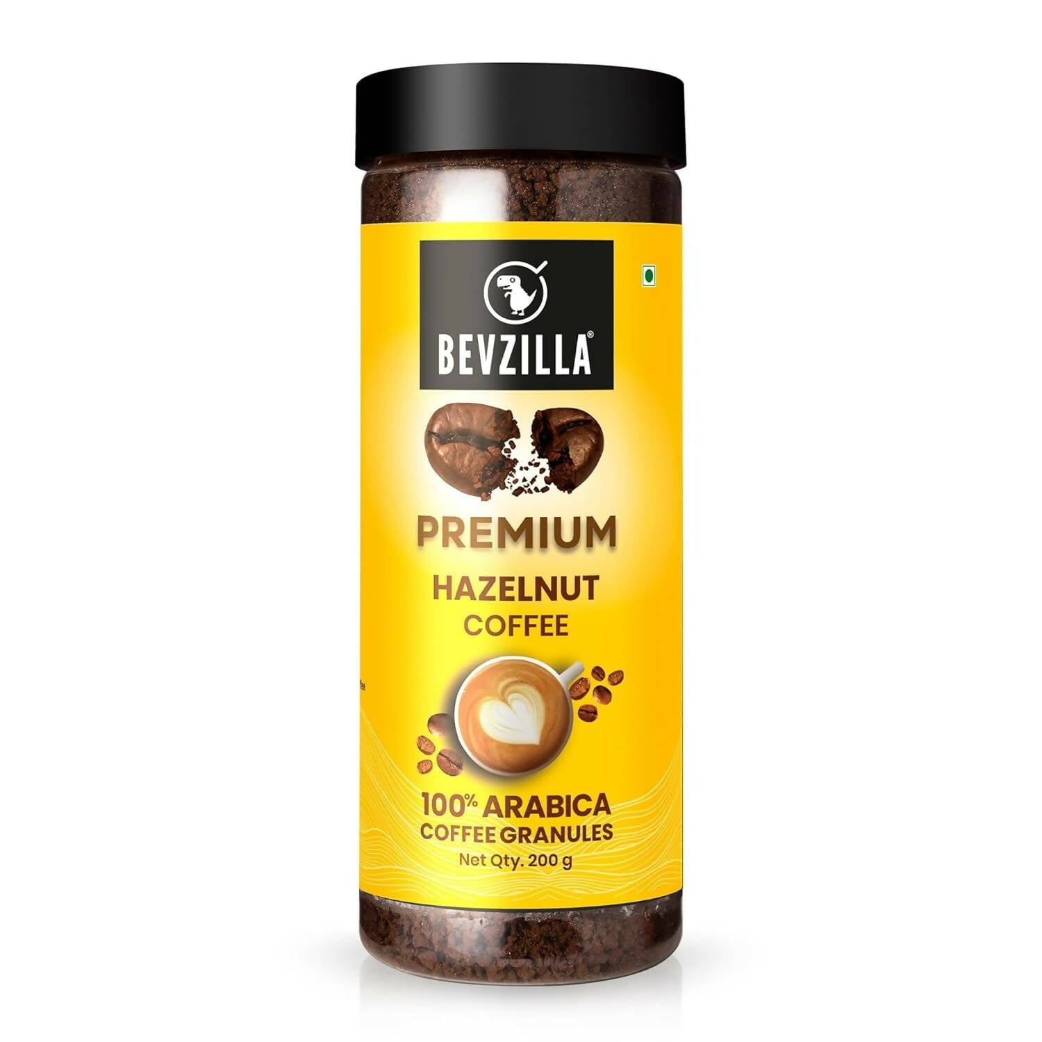 Bevzilla Premium Hazelnut Coffee Powder 100% Arabica | Swadesiicart