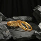 Afast Elegant Bridal & Wedding Party Fashion Bangle/Kada Set, Gold, Glass, Pack Of 8 Model No- A39 - Swadesiicart