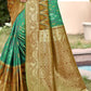 Shree Shyam Fashion Rama Green Pochampally Silk Saree