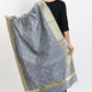 Mominos Fashion Moeza Women's Banarsi Silk Woven Design Grey Dupatta - Swadesiicart