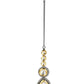 Gold-Polished Gold-Toned Kundan Maang Tikka - Ruby Raang | Swadesiicart
