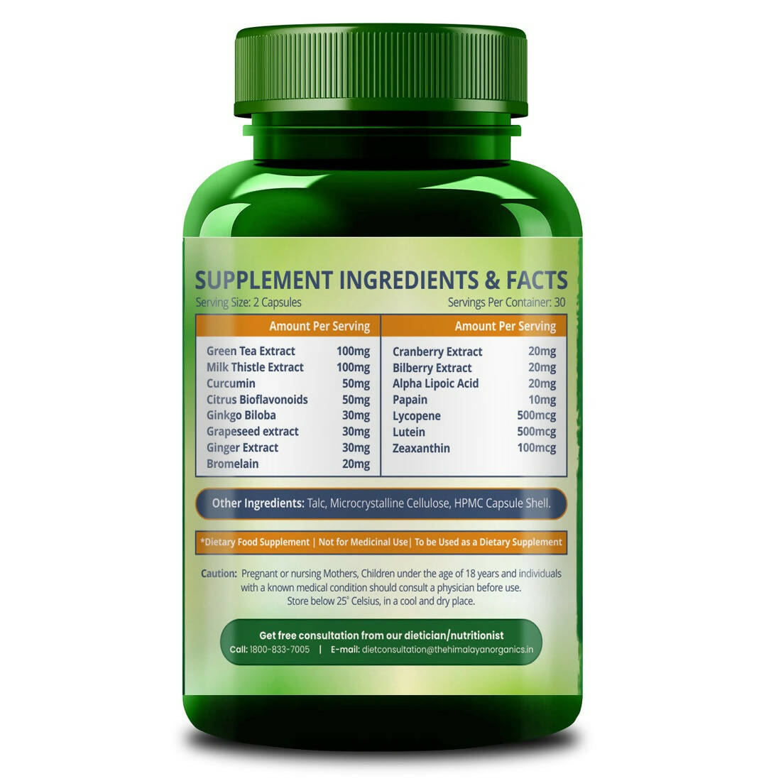 Himalayan Organics Super Antioxidant Capsules | Swadesiicart