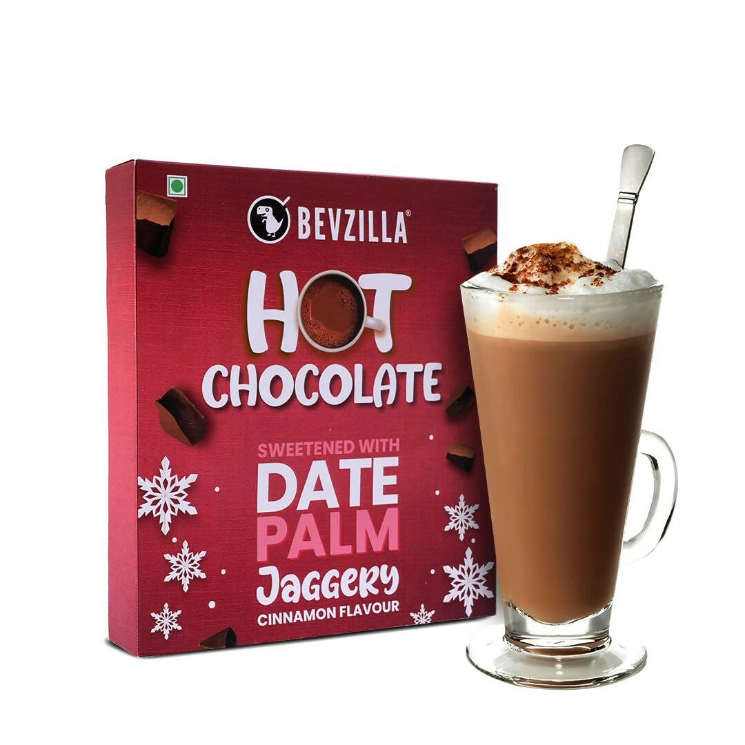 Bevzilla Hot Chocolate Powder (Cinnamon) Drink Powder With Organic Date Palm Jaggery | Swadesiicart