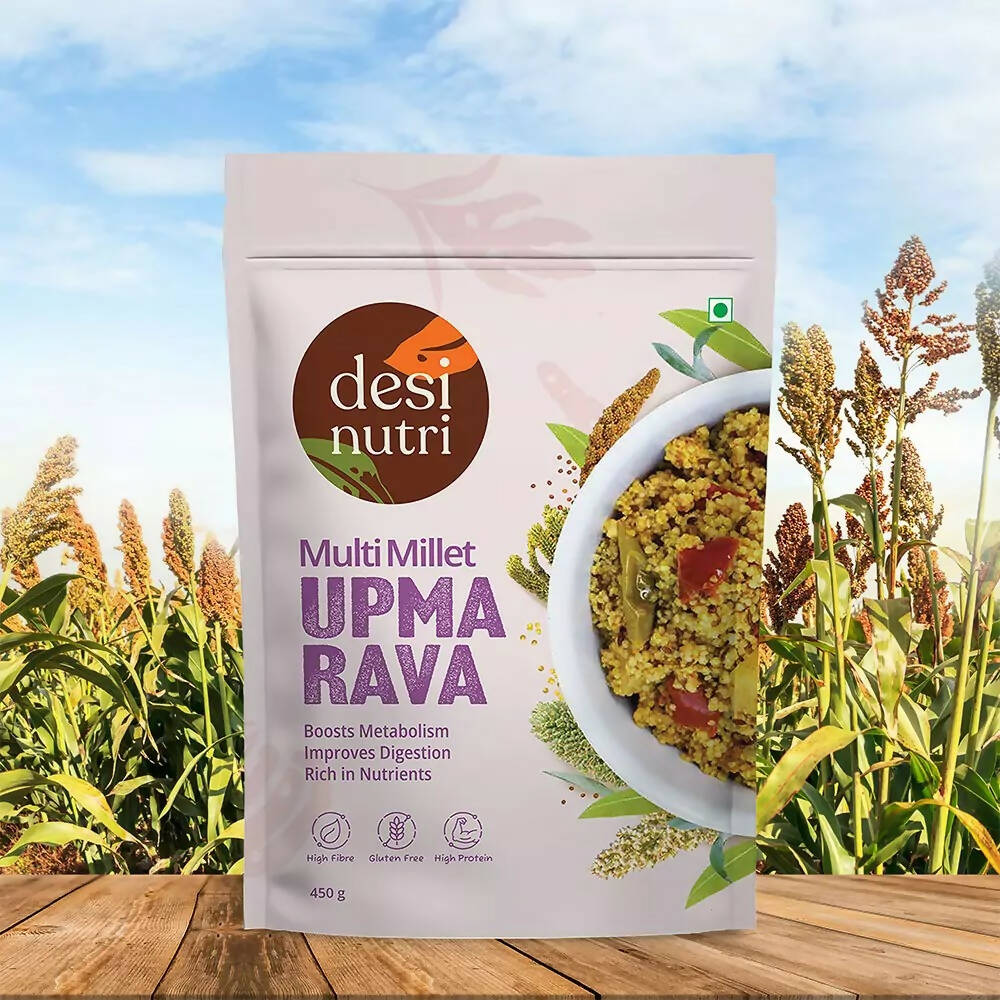 Desi Nutri Multi Millet Upma Rava - Swadesiicart