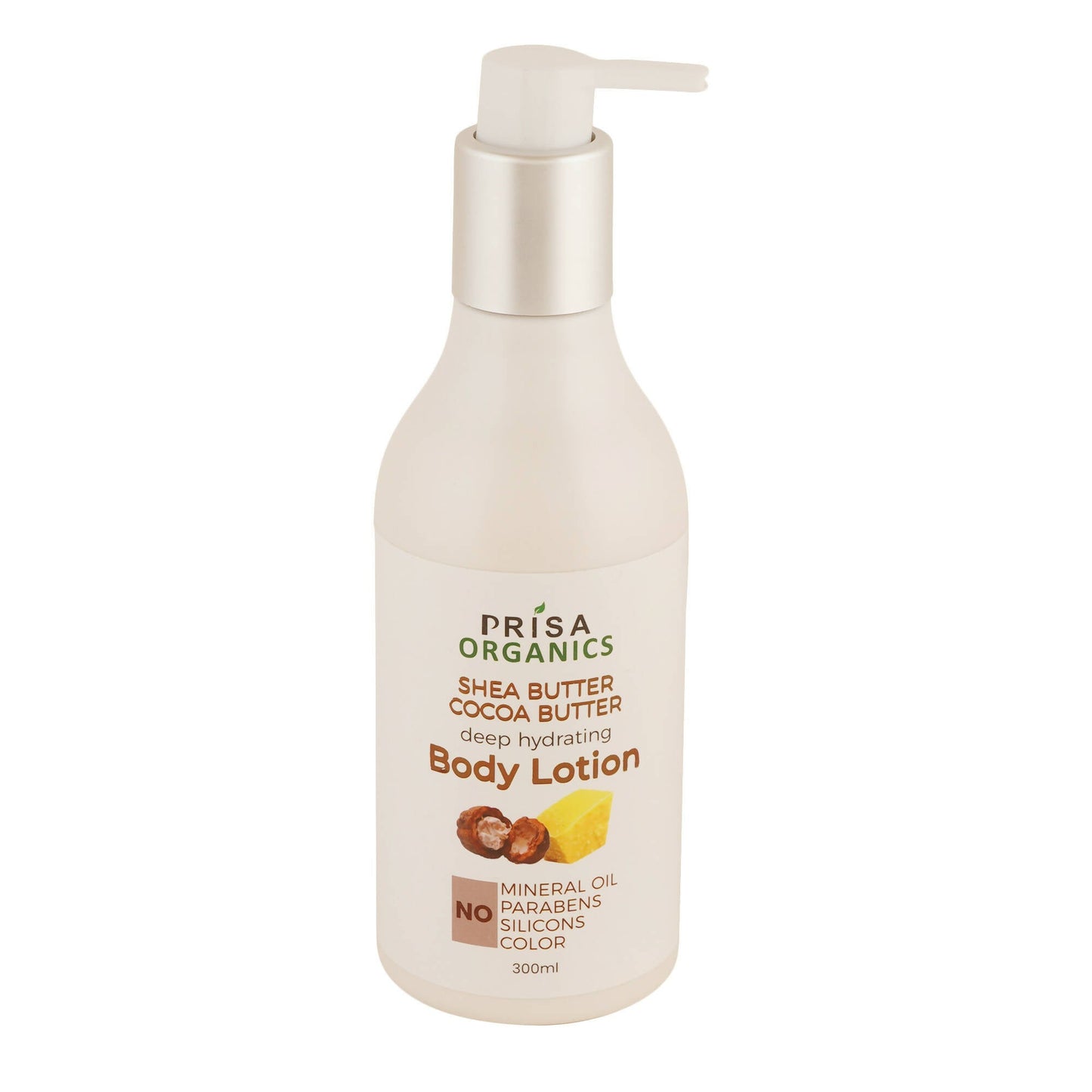 Prisa Organics Shea Butter Cocoa Butter Deep Hydrating Body Lotion - Veda Herbal Concept