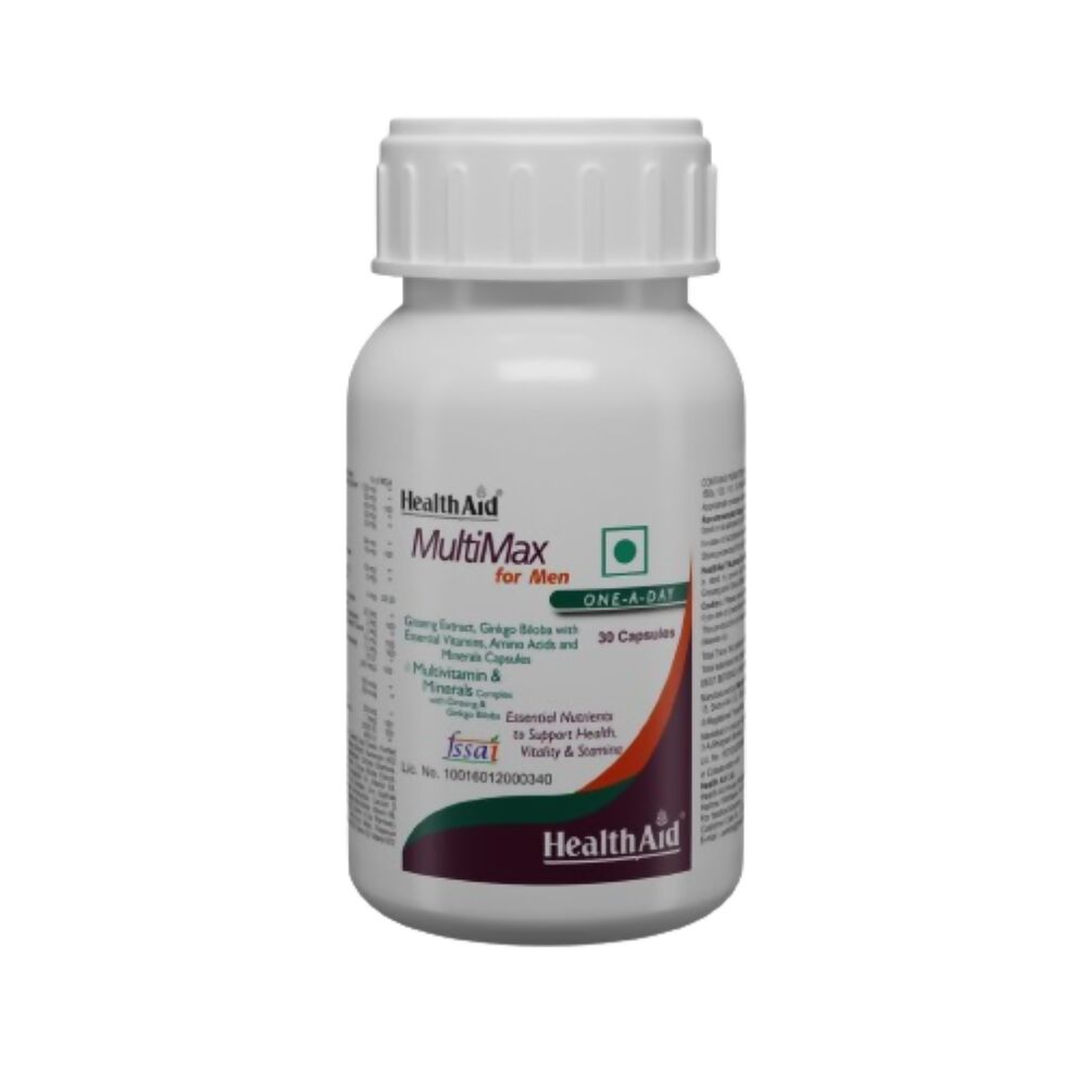 HealthAid MultiMax Softgel Capsules for Men - Swadesiicart