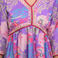 Lavender Muslin silk Embroidery with Thread and sequence Stitched Suit With Dupatta - Tanisha | Swadesiicart