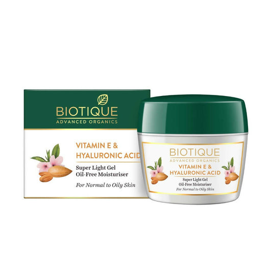 Biotique Advanced Organics Vitamin E & Hyaluronic Acid Oil-Free Moisturiser - Swadesiicart